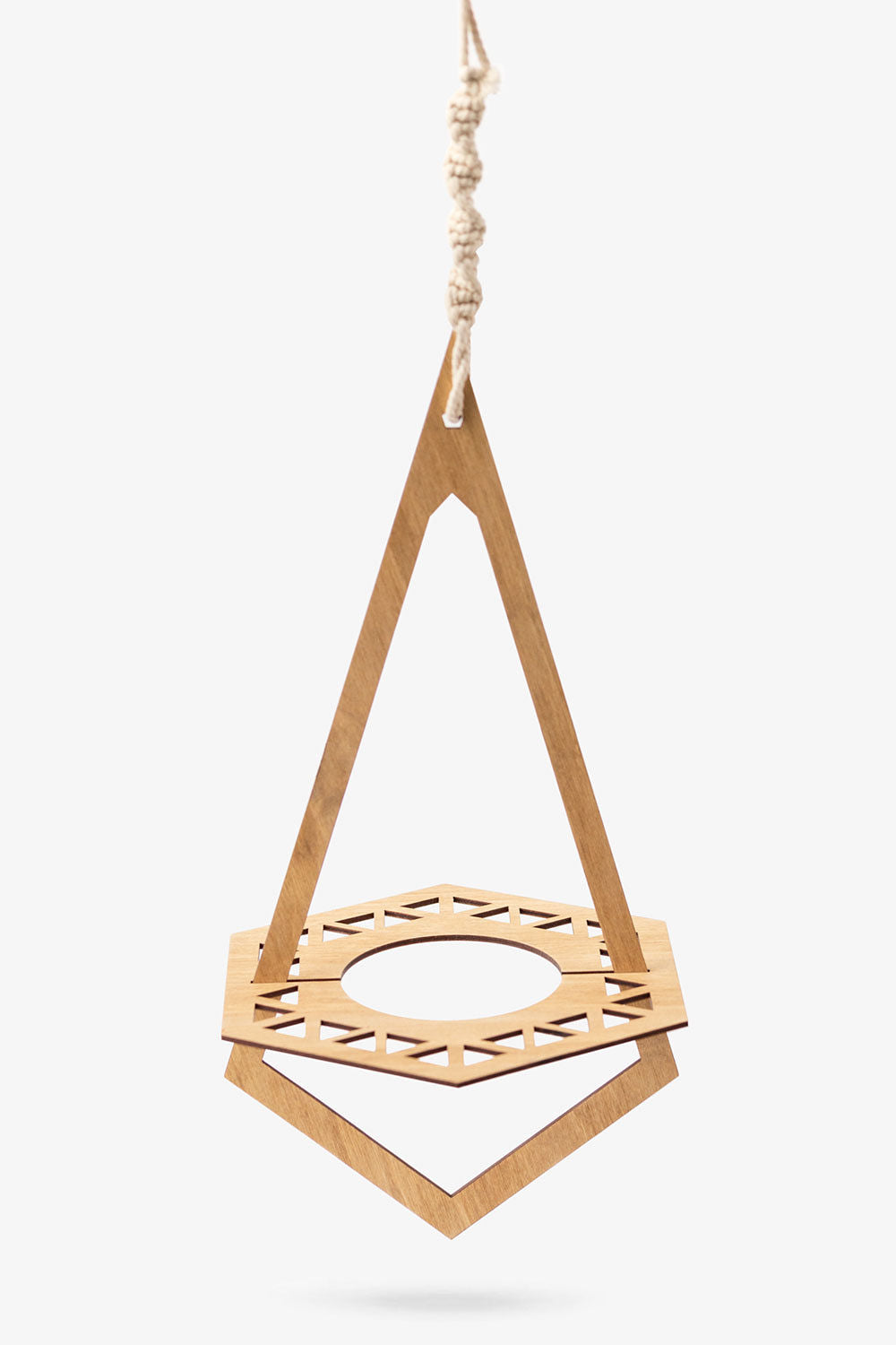diamond hanging planter JEWEL Plant Hanger for 4" Pot – Nightglade Designs